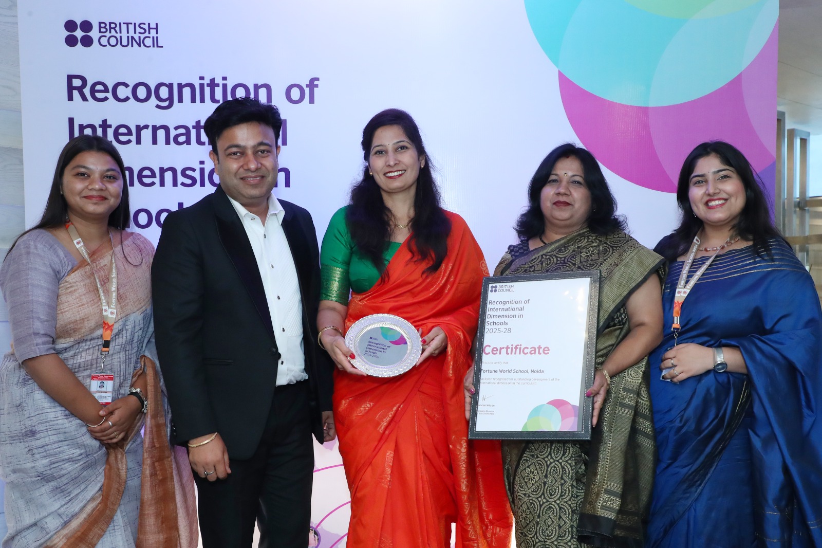 British Council Recognition Fortune World School for International Excellence